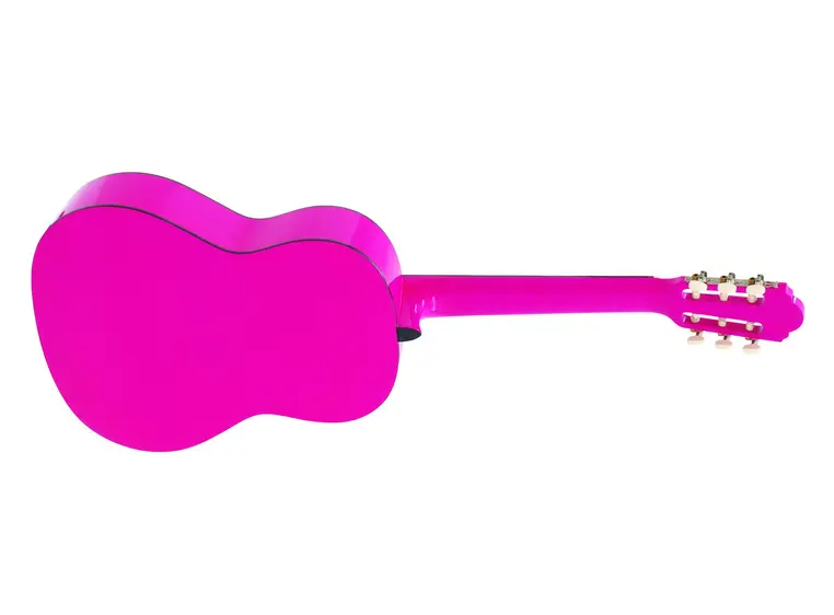 DIMAVERY AC-303 Classic Guitar, pink 